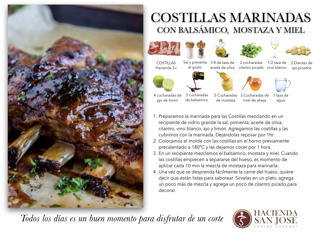 COSTILLAS MARINADAS
