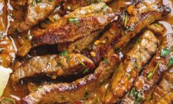 SIRLOIN EN SALSA